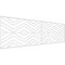 Ekena Millwork Set of Four Panels for 94 1/2"W x 28 1/4"H Gilcrest Fretwork Wainscot Wall Paneling WPKP14X01X47GCT - alternate 1